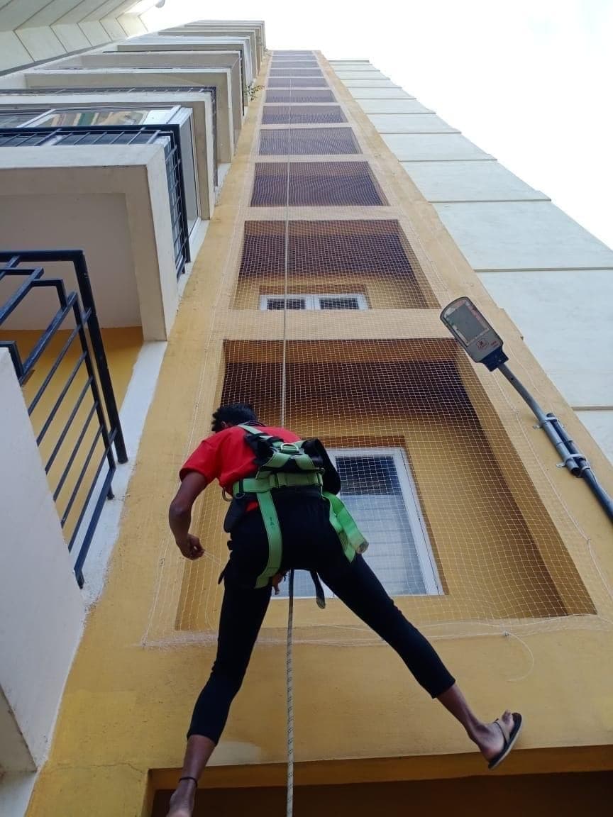 Sky Shield Safety Nets & Invisible Grills Duct Area Shaft Netting - View 2 Nungambakkam, Chennai