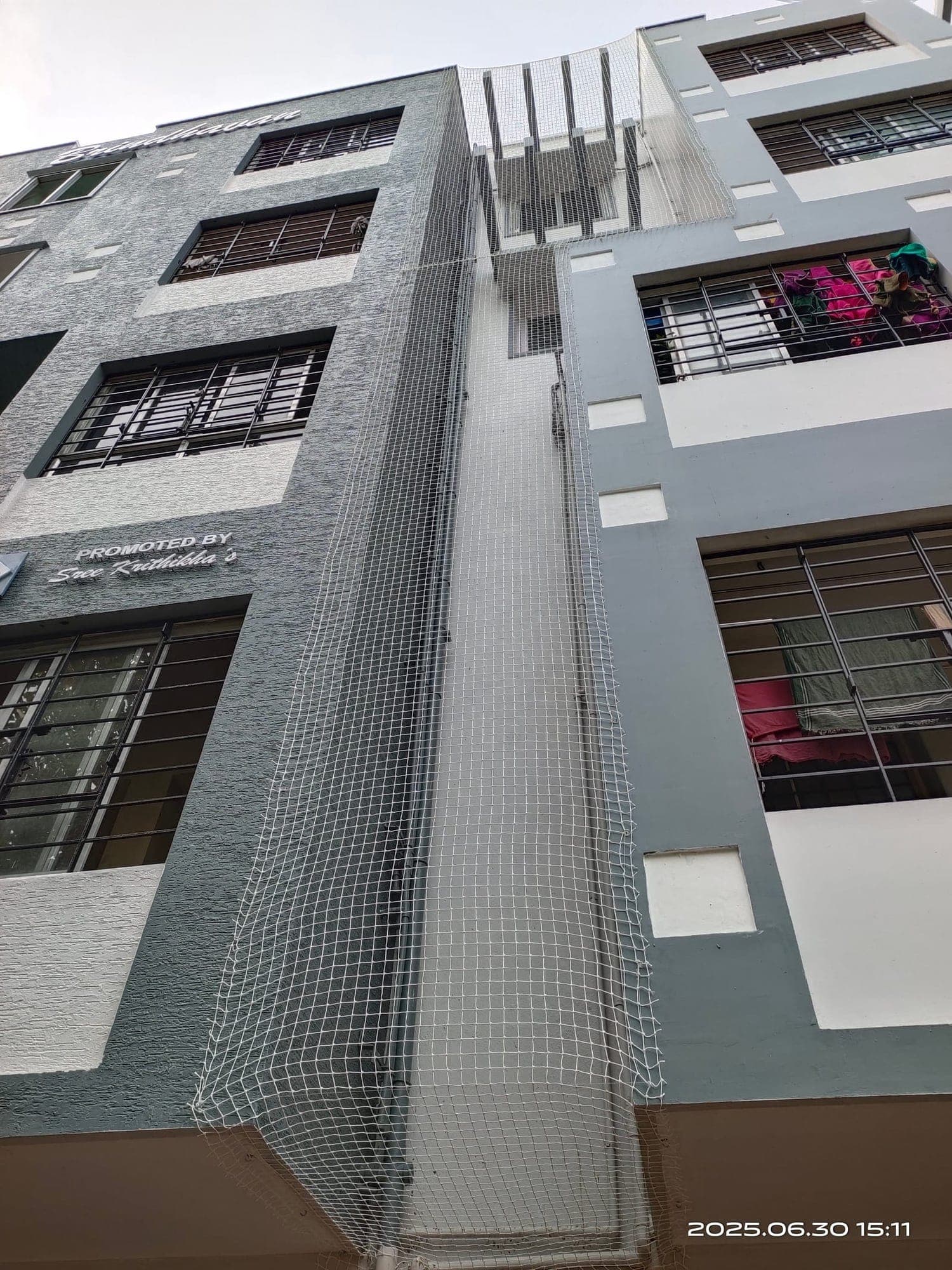 Sky Shield Safety Nets & Invisible Grills Building Shaft High-Tensile Netting Kilpauk, Chennai