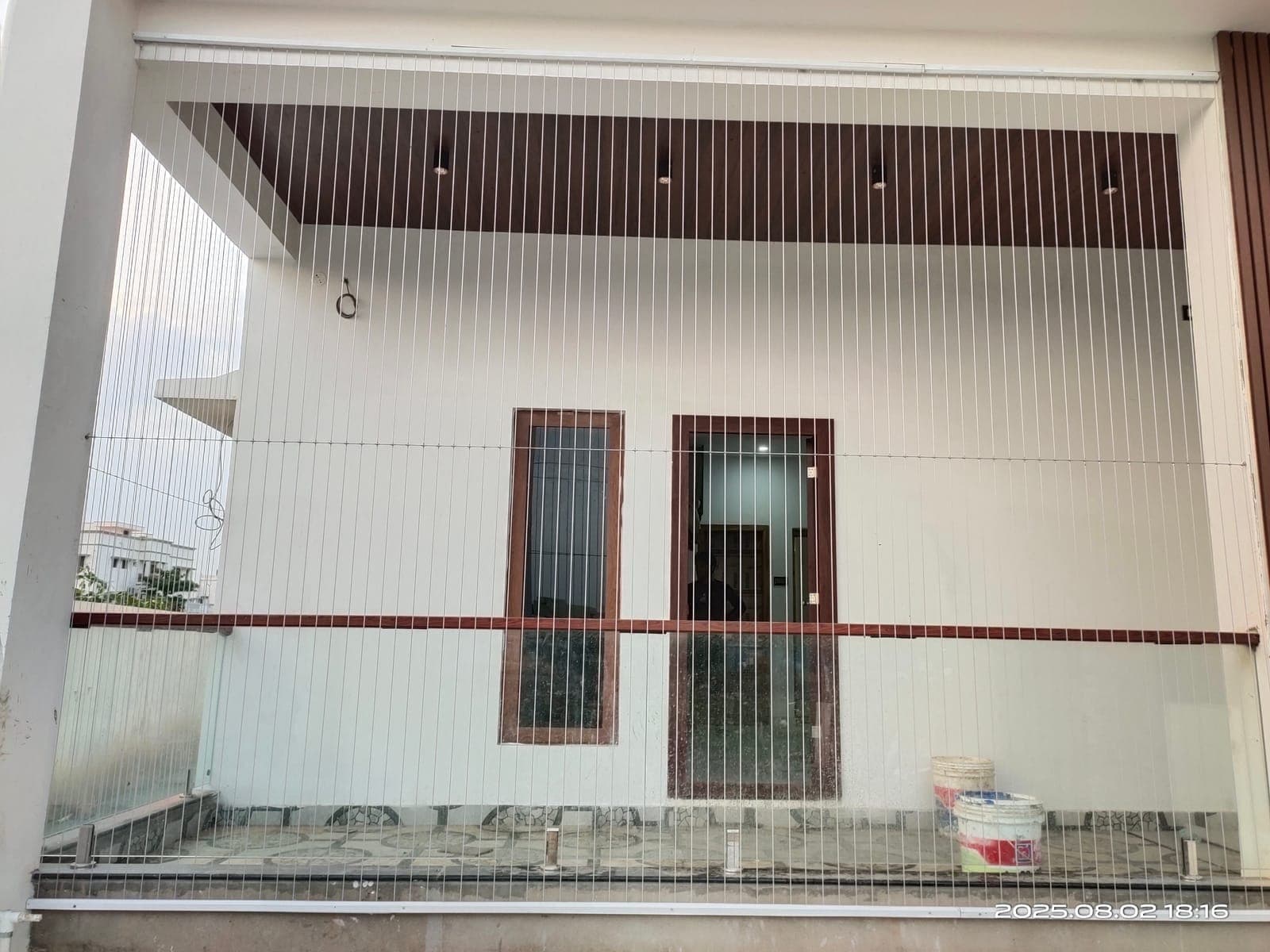 Sky Shield Safety Nets & Invisible Grills Commercial Office Facade Security Grill in Saligramam, Chennai